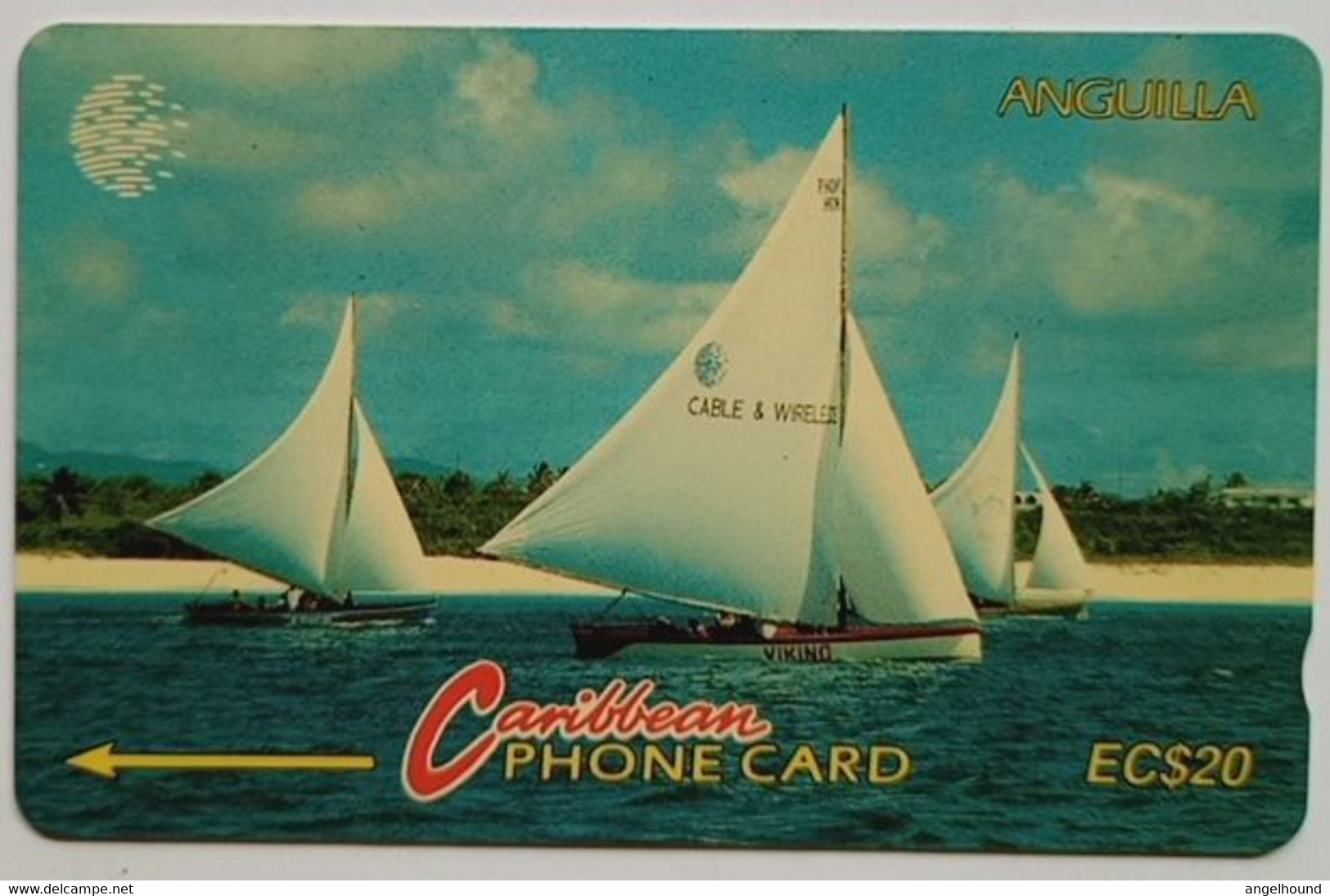 Anguilla Cable And Wireless EC$20  5CAGB  "  Sailing Ship " - Anguila