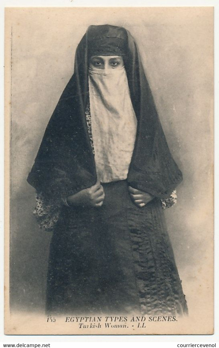 CPA - EGYPTE - Egyptian Types And Scenes - Turkisch Woman - Persons