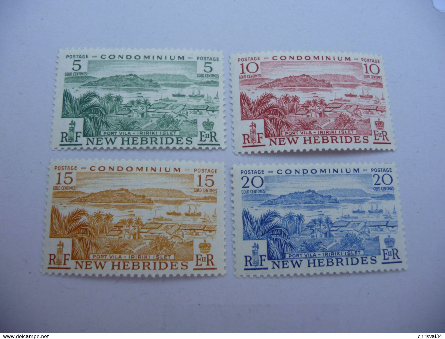 TIMBRES   NEW  HÉBRIDES   SERIE  N  175  A  178     COTE  3,00  EUROS   NEUFS* - Ungebraucht