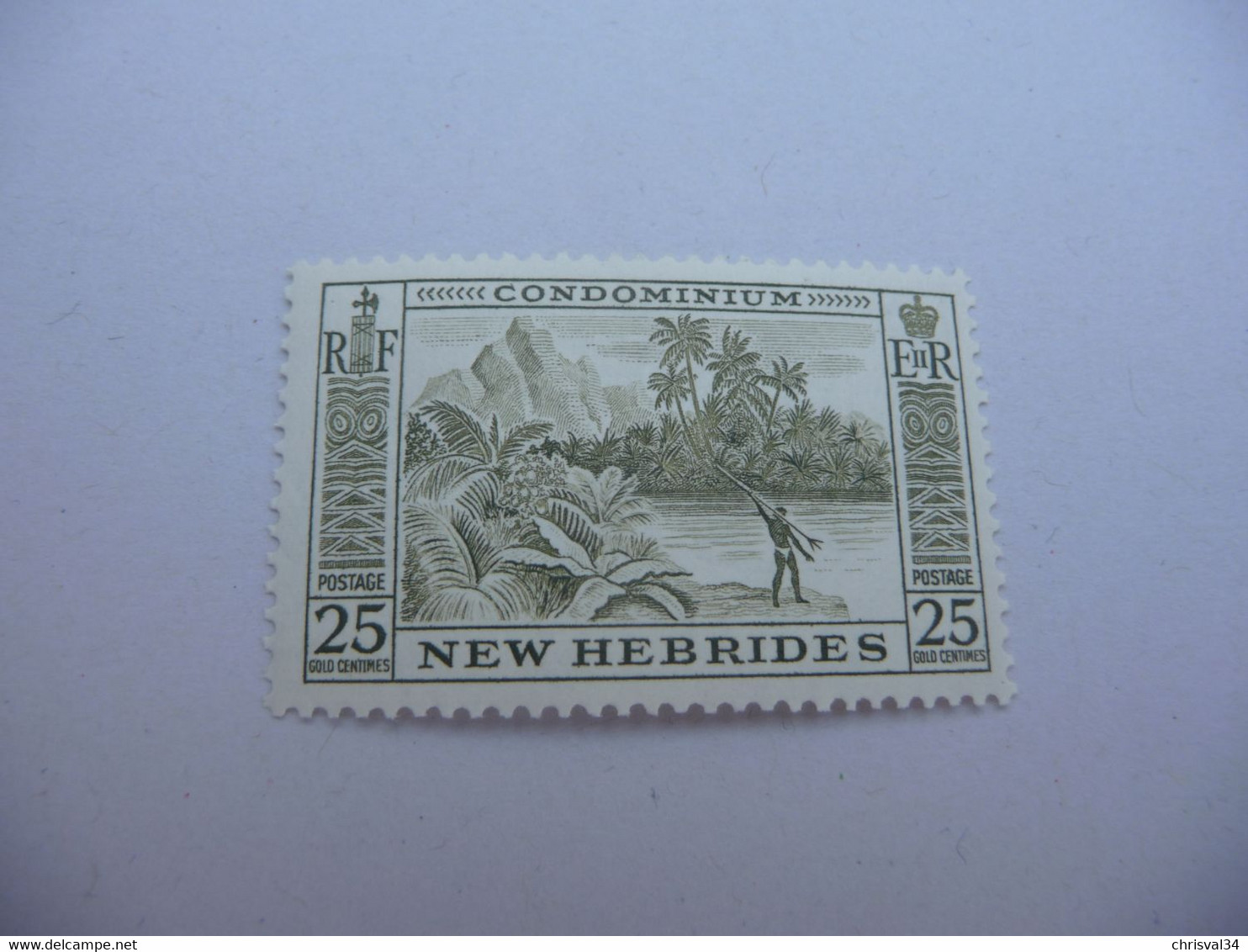 TIMBRE   NEW  HÉBRIDES     N  179     COTE  0,75  EUROS   NEUF* - Unused Stamps