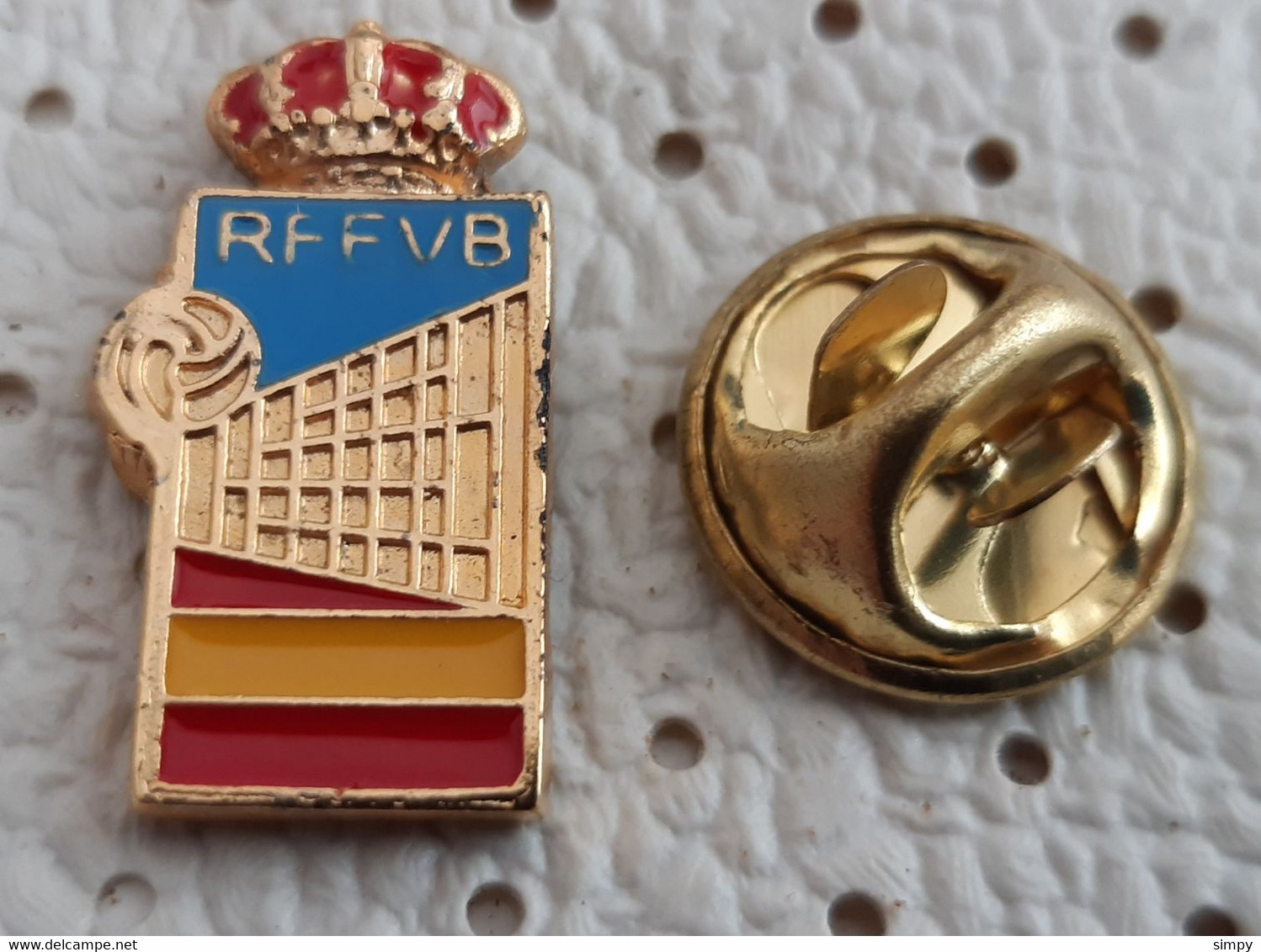 SPAIN ESPANA Volleyball Federation Pin Badge - Pallavolo