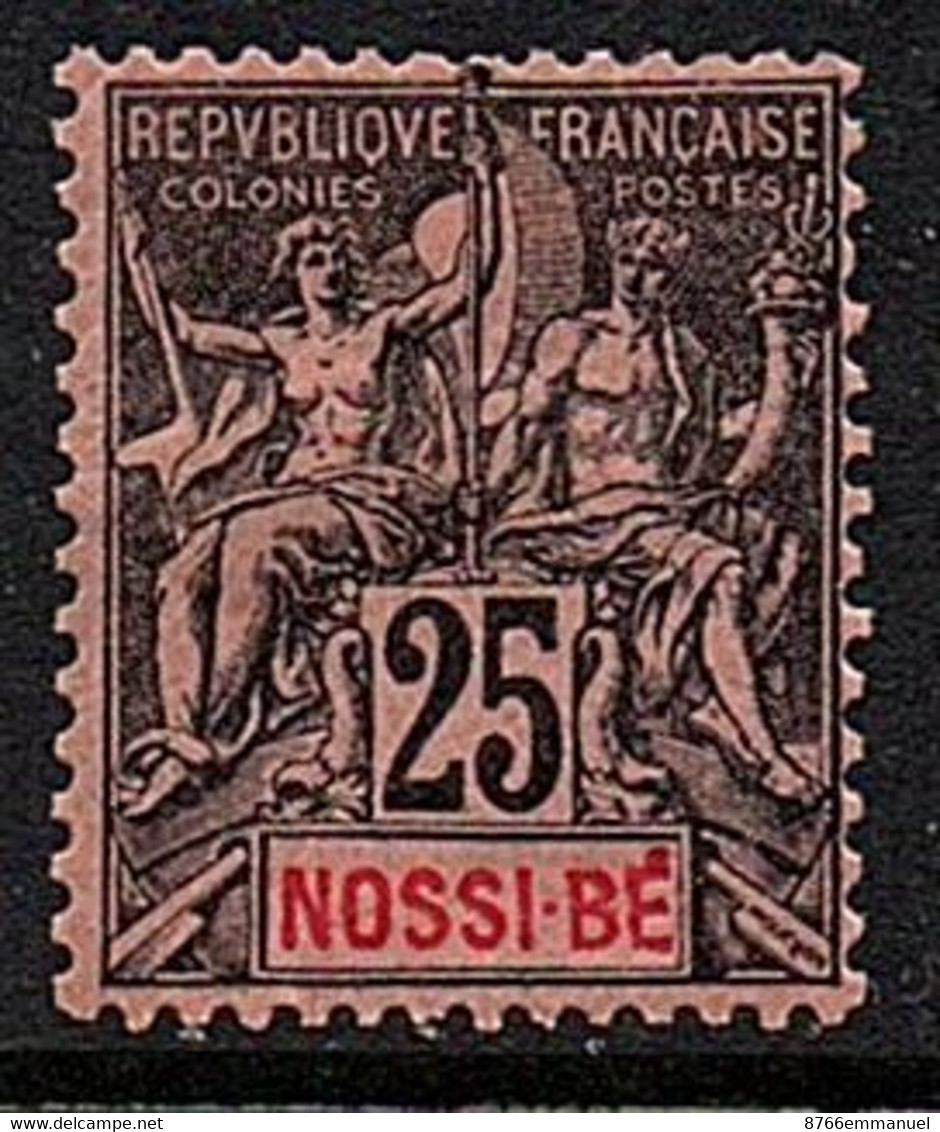 NOSSI-BE N°34 N* - Unused Stamps