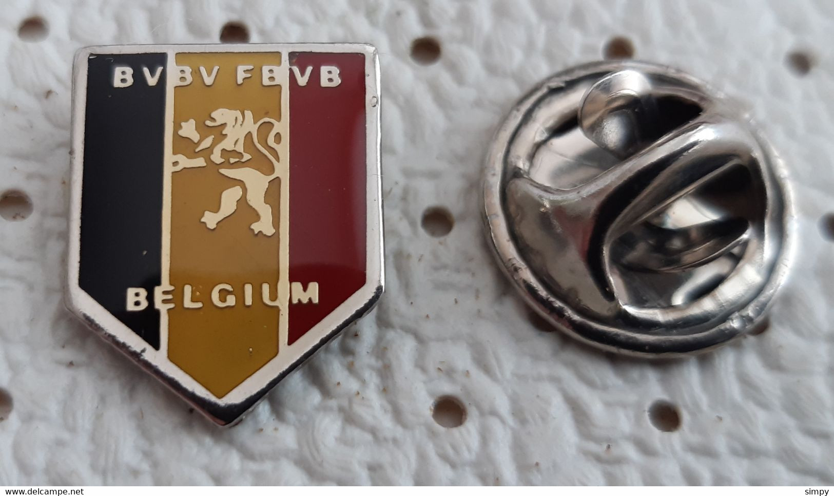 BELGIUM Volleyball Federation Pin Badge - Volleyball