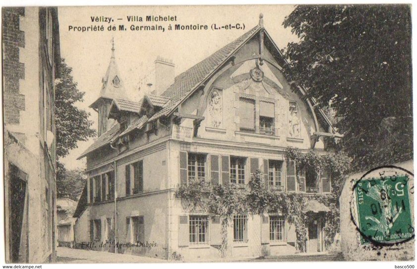 1909 VELIZY - Carte Sur La VILLA "MICHELET" - Velizy