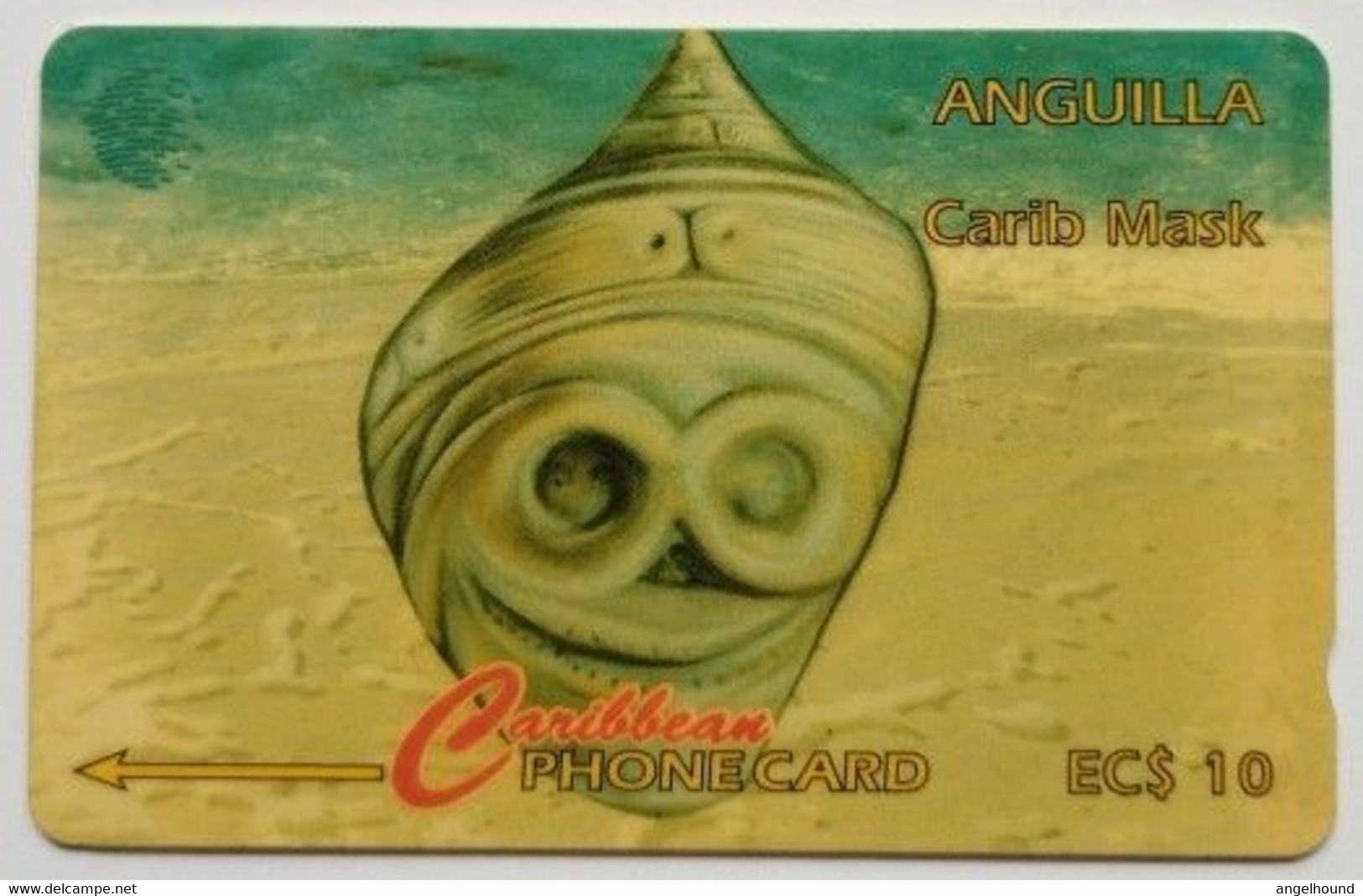 Anguilla EC$10  4CAGA " Carib Mask " - Anguilla