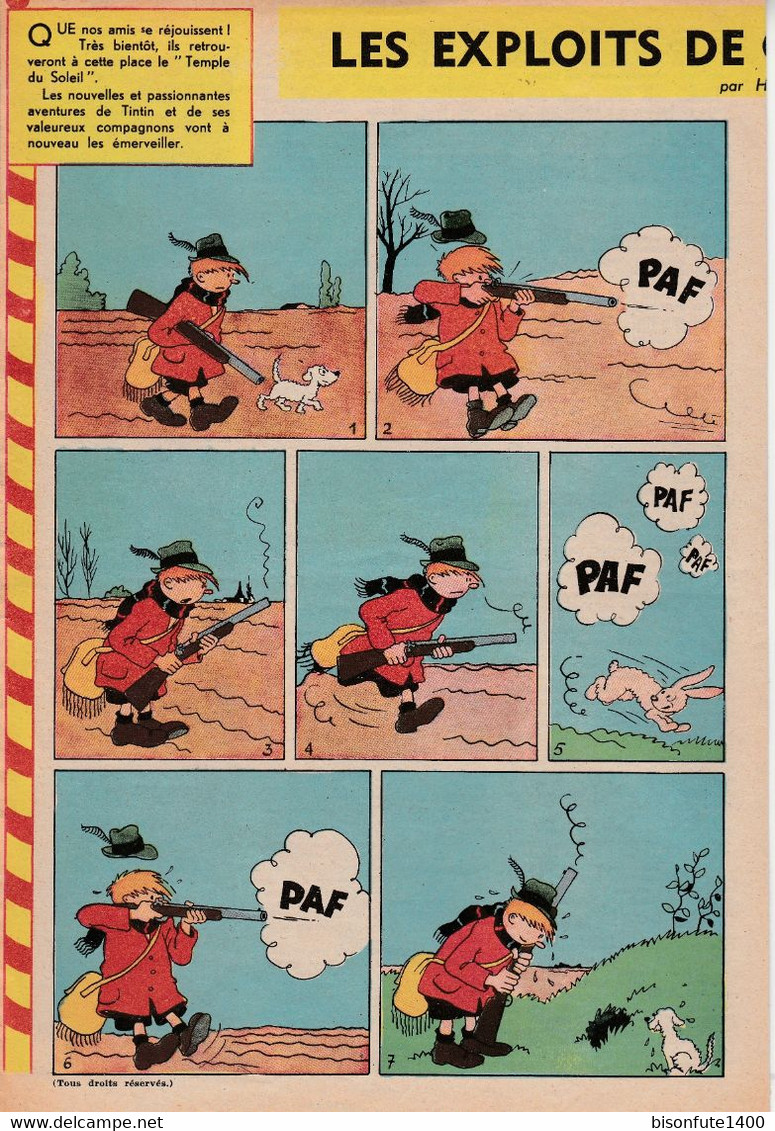 TINTIN - Hergé : Les Aventures De Quick Et Flupke 1ère Version Couleur Datant De 1947 Et Paru Dans Le Journal TINTIN. - Quick Et Flupke