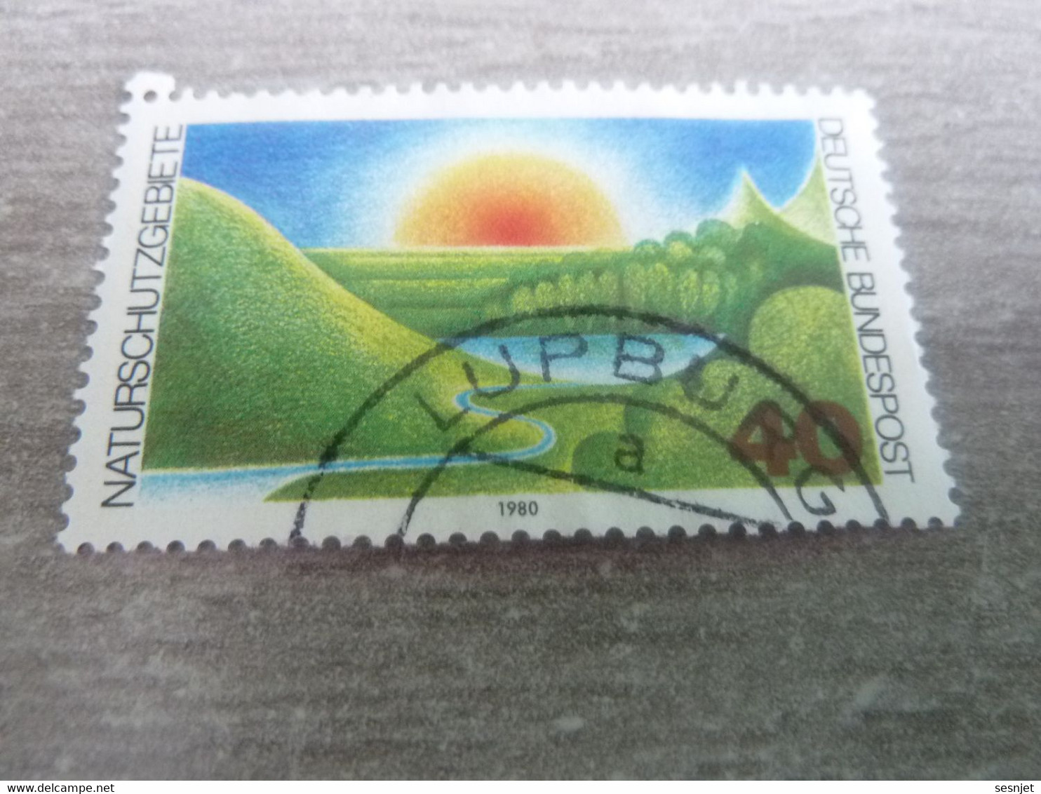 Deutsche Bundespost - Naturschutzgebiete  - Val 40 - Multicolore - Oblitéré - Année 1980 - - Gebraucht