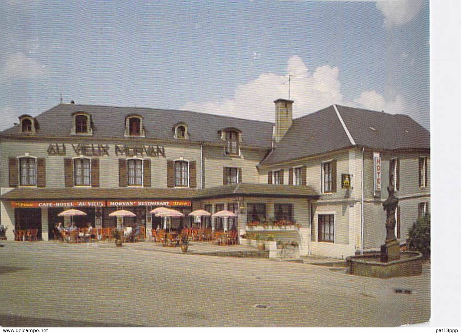58 - CHATEAU CHINON : Hotel Restaurant " AU VIEUX MORVAN "  CPSM CPM Grand Format 1989 - Nièvre - Chateau Chinon