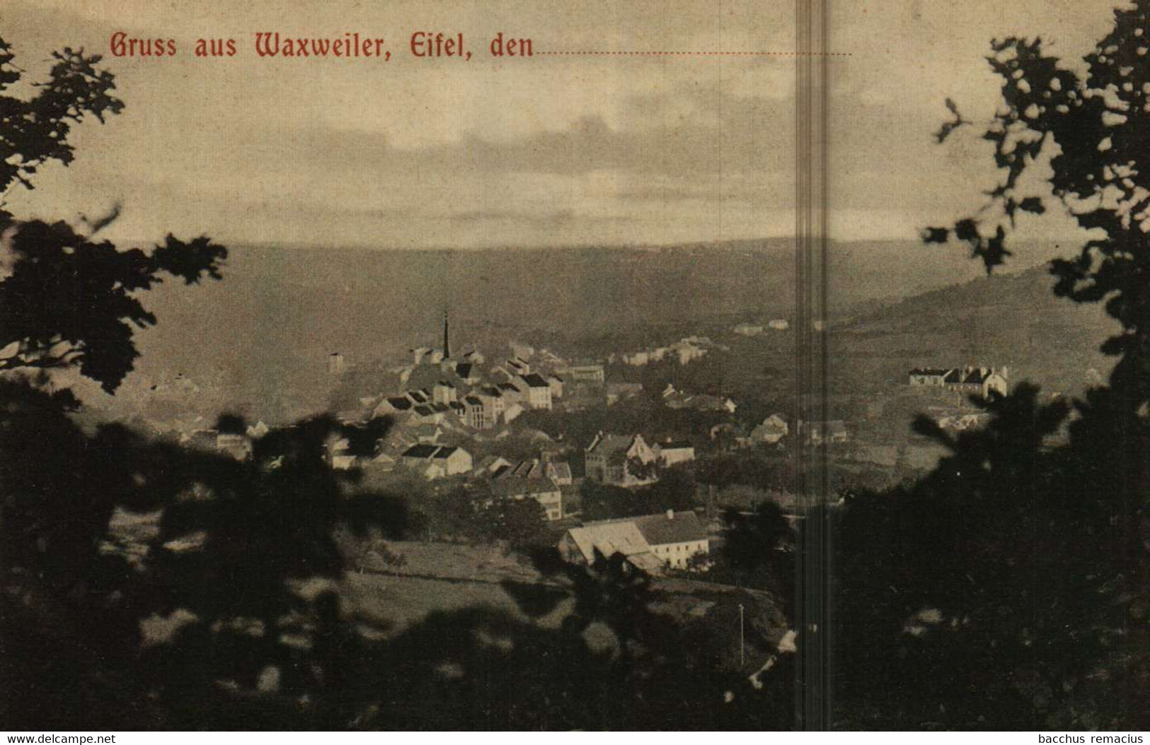 Gruss Aus WAXWEILER, Eifel, Den....   Verlag Von Wilhelm Irsch, Waxweiler - Pruem