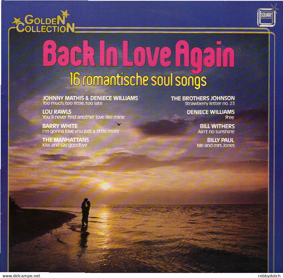 * LP *  BACK IN LOVE AGAIN (16 Romantische Soul Songs) - Hit-Compilations