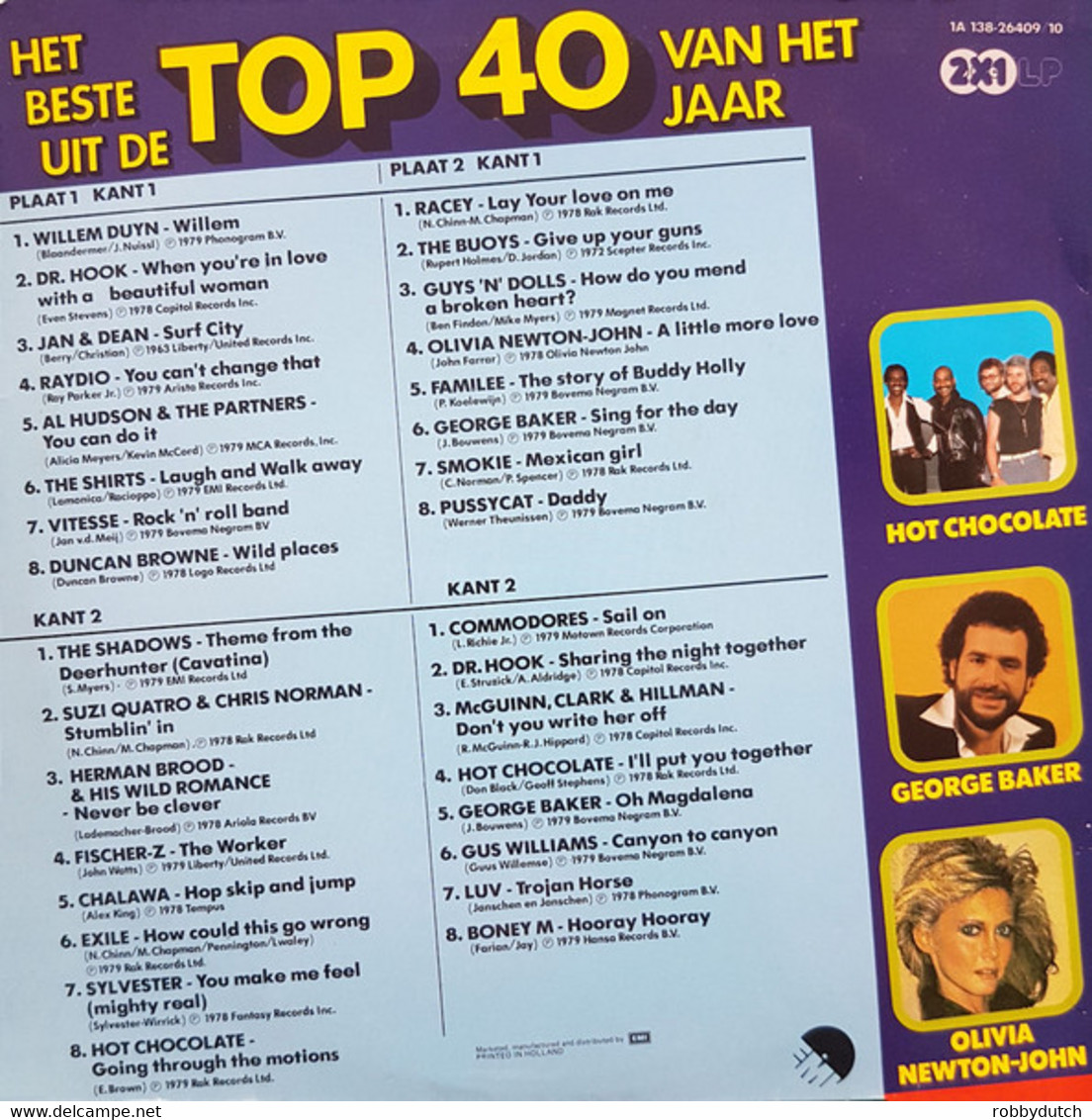 * 2LP *  HET BESTE UIT DE TOP 40 VAN HET JAAR 1979 - Hit-Compilations