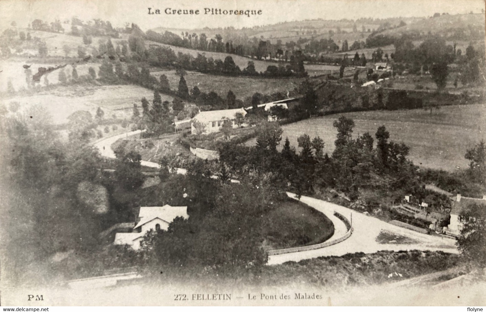 Felletin - Route Et Le Pont Des Malades - Felletin