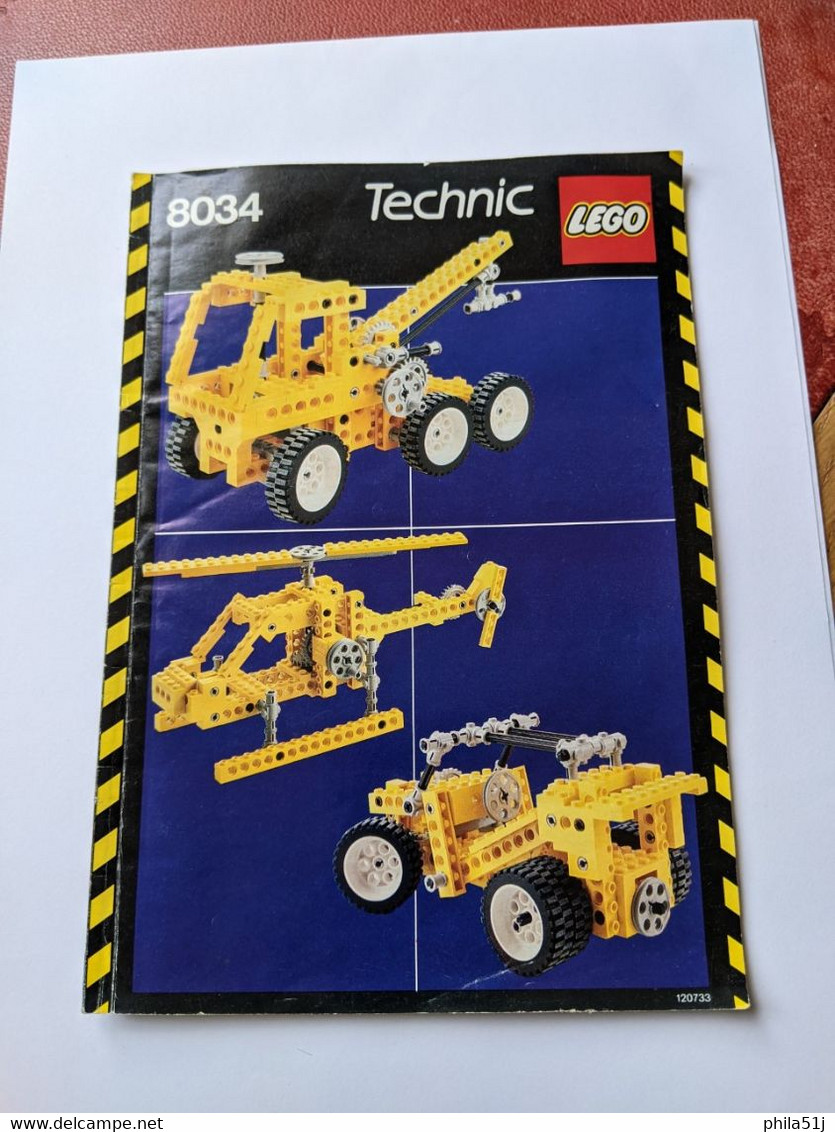 LEGO  TECHNIC.  8034 ---MULTI MODEL  VOIR SCAN---n°14 - Lego Technic