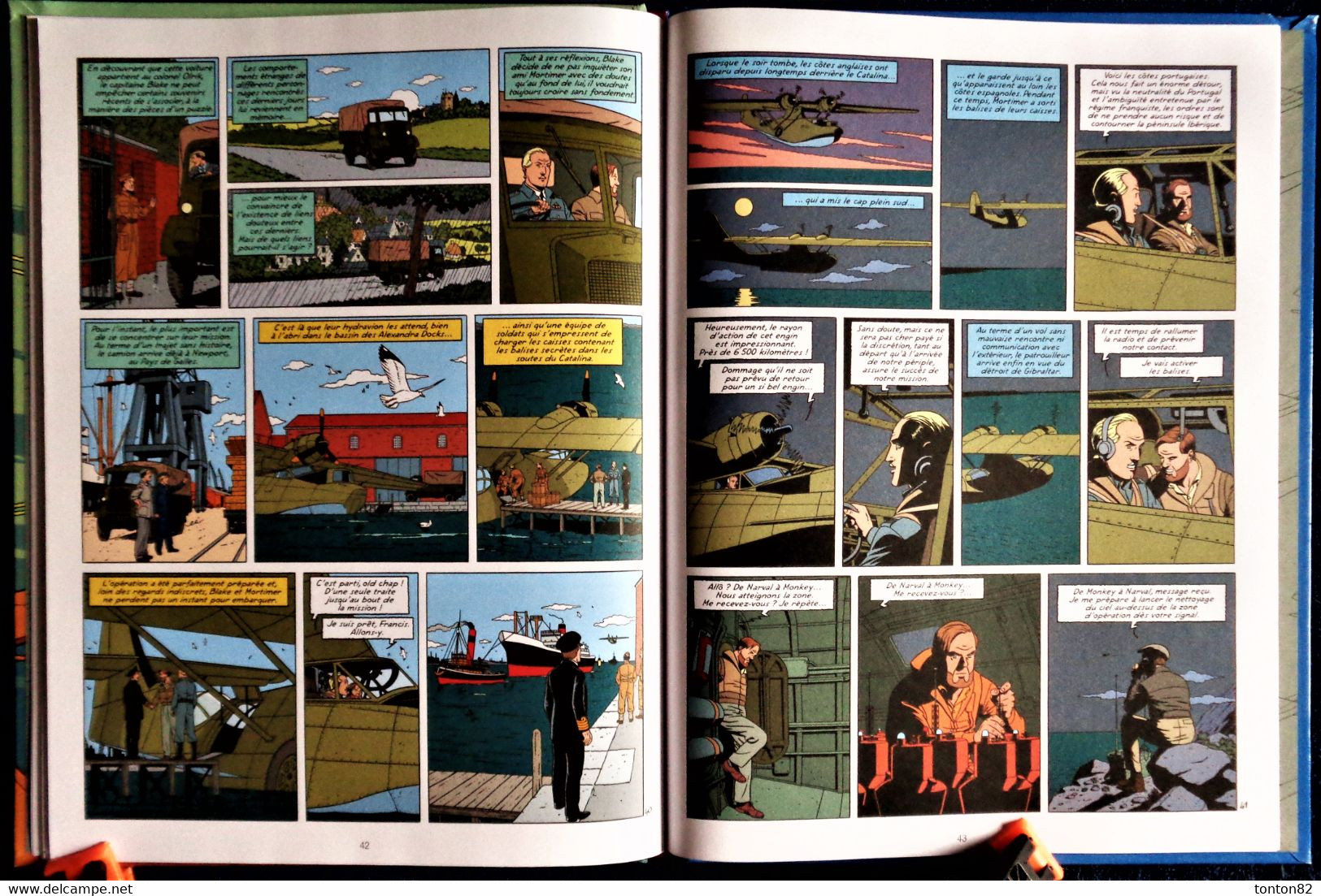 Y. Sente - A. Julliard - Le Bâton de Plutarque - Les Aventures de Blake et Mortimer - ( EO 2014 ) .