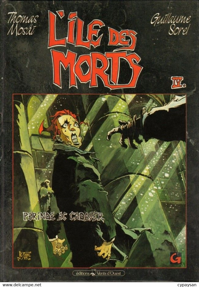 L'Île Des Morts 4 Perinde Ac Cadaver RARE EO BE Vents D'Ouest 01/1994 Mosdi Sorel (BI7) - Ile Des Morts, L'