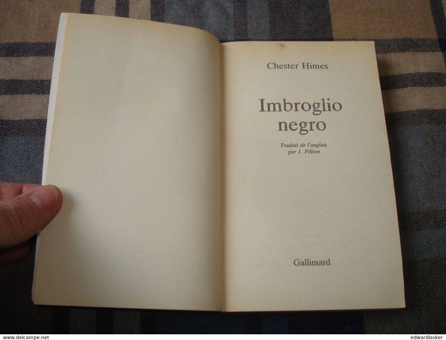 FOLIO N°1803 : Imbroglio Negro /Chester Himes - "série Noire" - 1987 - NRF Gallimard