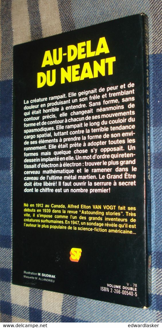 PRESSES POCKET SF 5025 : Au-delà Du Néant /A.E. Van Vogt - EO Avril 1978 - TBE - Presses Pocket