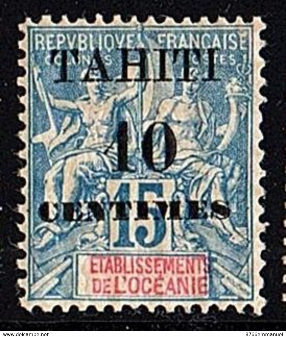 TAHITI N°33 N** - Unused Stamps