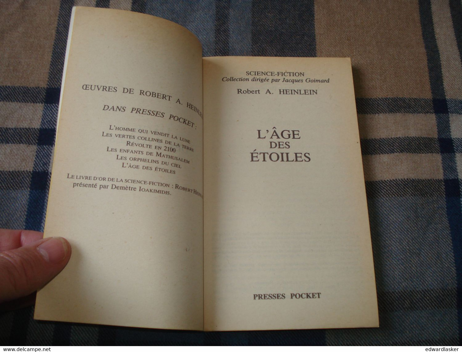 PRESSES POCKET SF 5123 : L'Age Des Étoiles /Robert Heinlein - EO Février 1982 - TBE - Presses Pocket