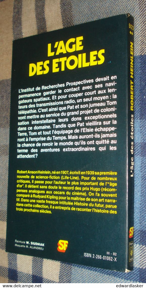PRESSES POCKET SF 5123 : L'Age Des Étoiles /Robert Heinlein - EO Février 1982 - TBE - Presses Pocket