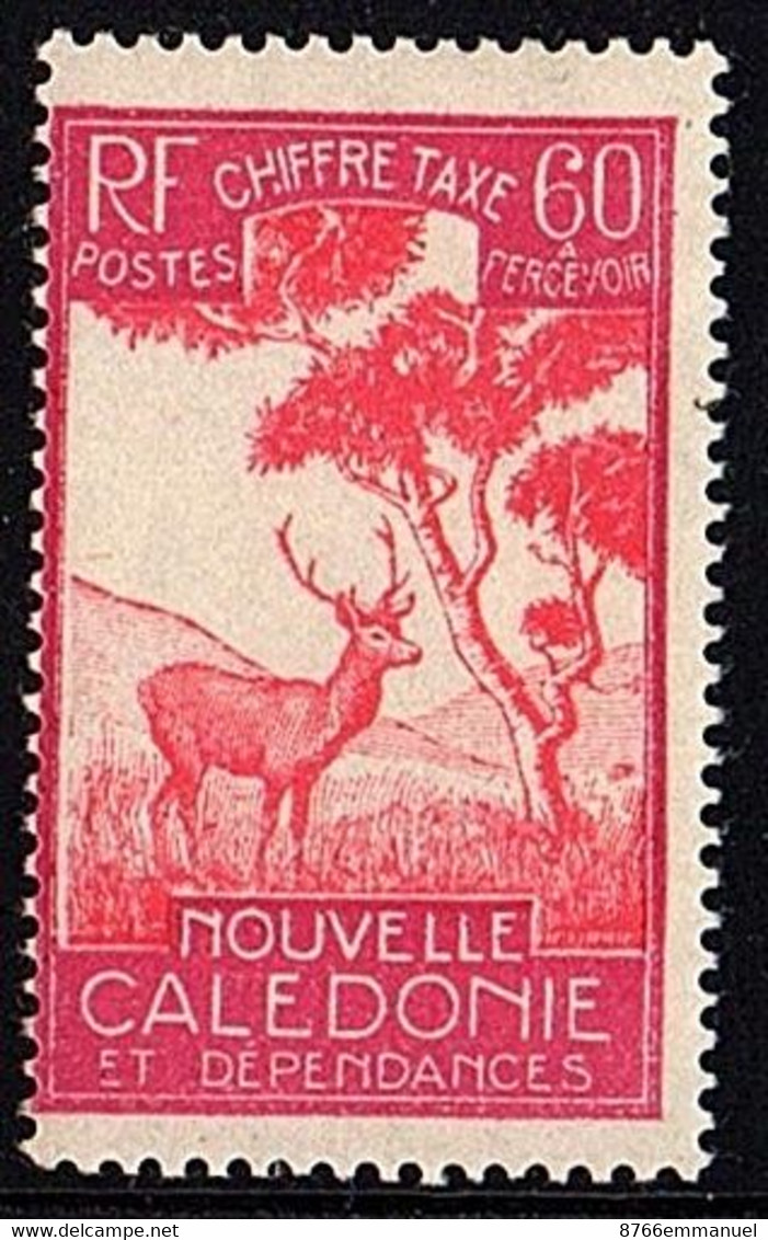 NOUVELLE-CALEDONIE TAXE N°35 N* - Timbres-taxe