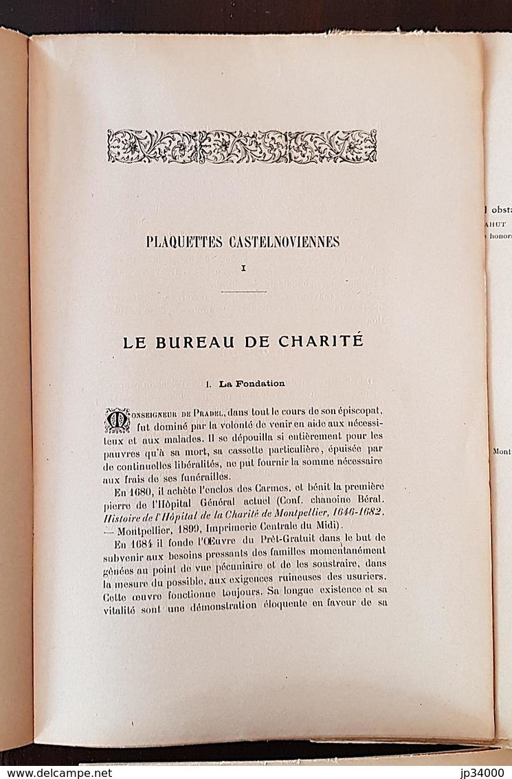 PLAQUETTES CASTELNOVIENNES I + II + III (Castelnau Le Lez) Par L'Abbé VILLEMAGNE 1913 (Herault, Languedoc, Occitanie) - Languedoc-Roussillon