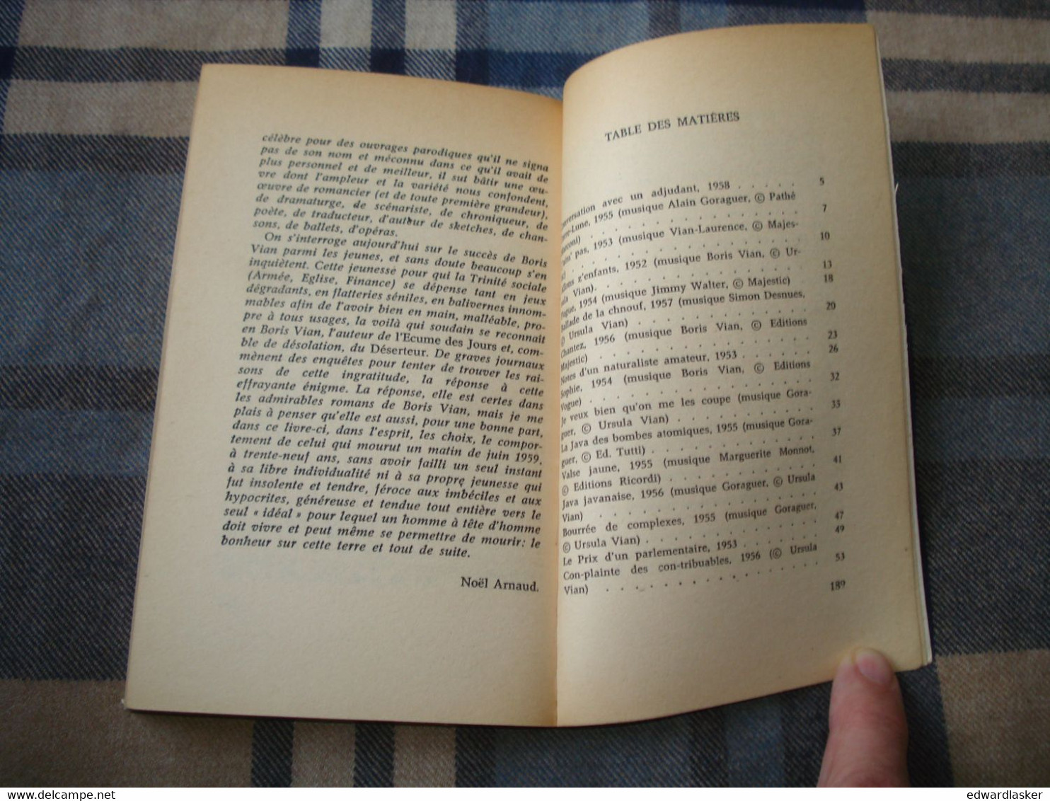 Coll. 10/18 N°452 : Textes Et Chansons /Boris Vian - Octobre 1974 - 10/18 - Grands Détectives