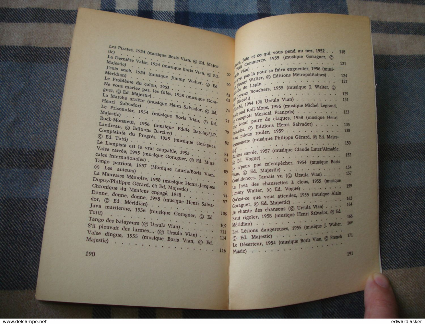 Coll. 10/18 N°452 : Textes Et Chansons /Boris Vian - Octobre 1974 - 10/18 - Grands Détectives