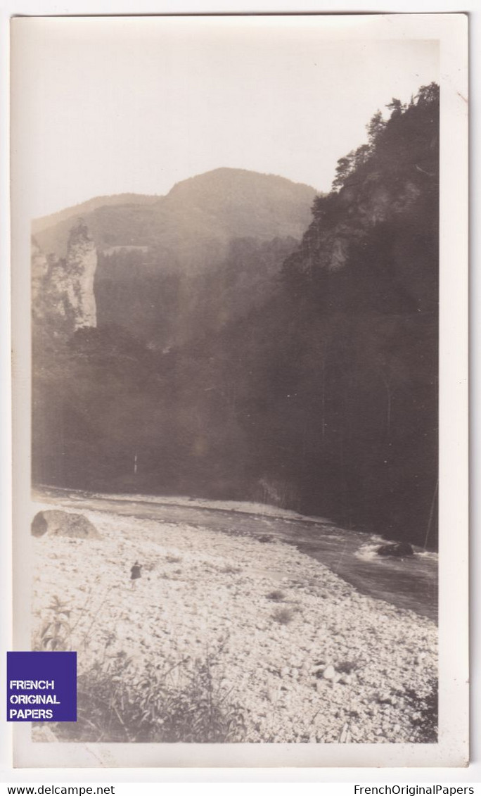 Vallée De La Dranse / Thonon Les Bains - Photo 1933 6,5x11cm Photographie Gorges Pont Du Diable Fontaine Couverte A80-41 - Lugares