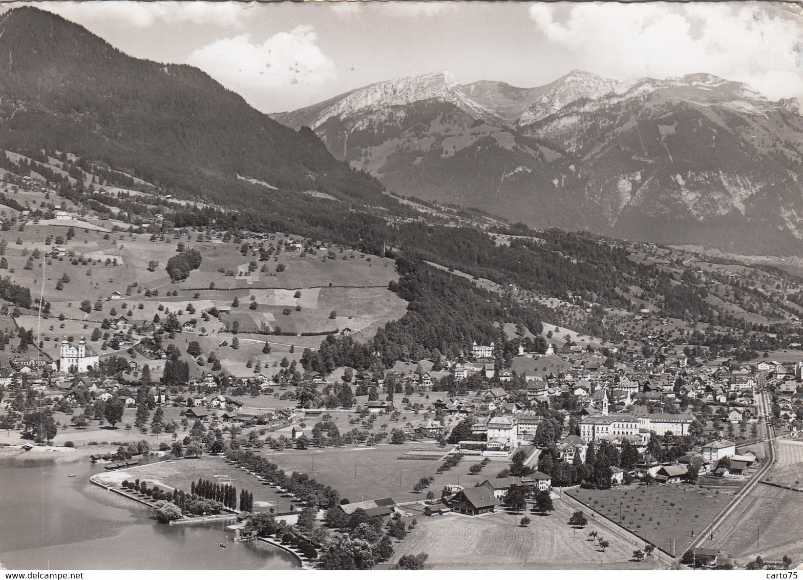 Suisse - Sarnen Mit Pilatus - 1957 - Swissair Photo - Sarnen