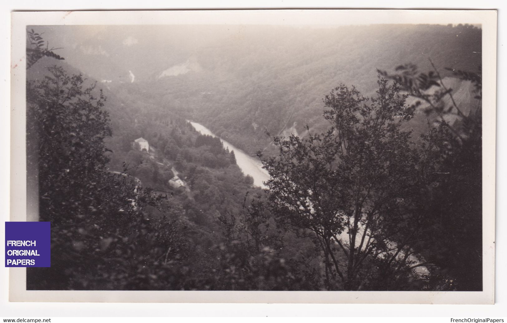 Vallée De La Dranse / Thonon Les Bains - Photo 1933 6,5x11cm Photographie Gorges Pont Du Diable Fontaine Couverte A80-46 - Lugares