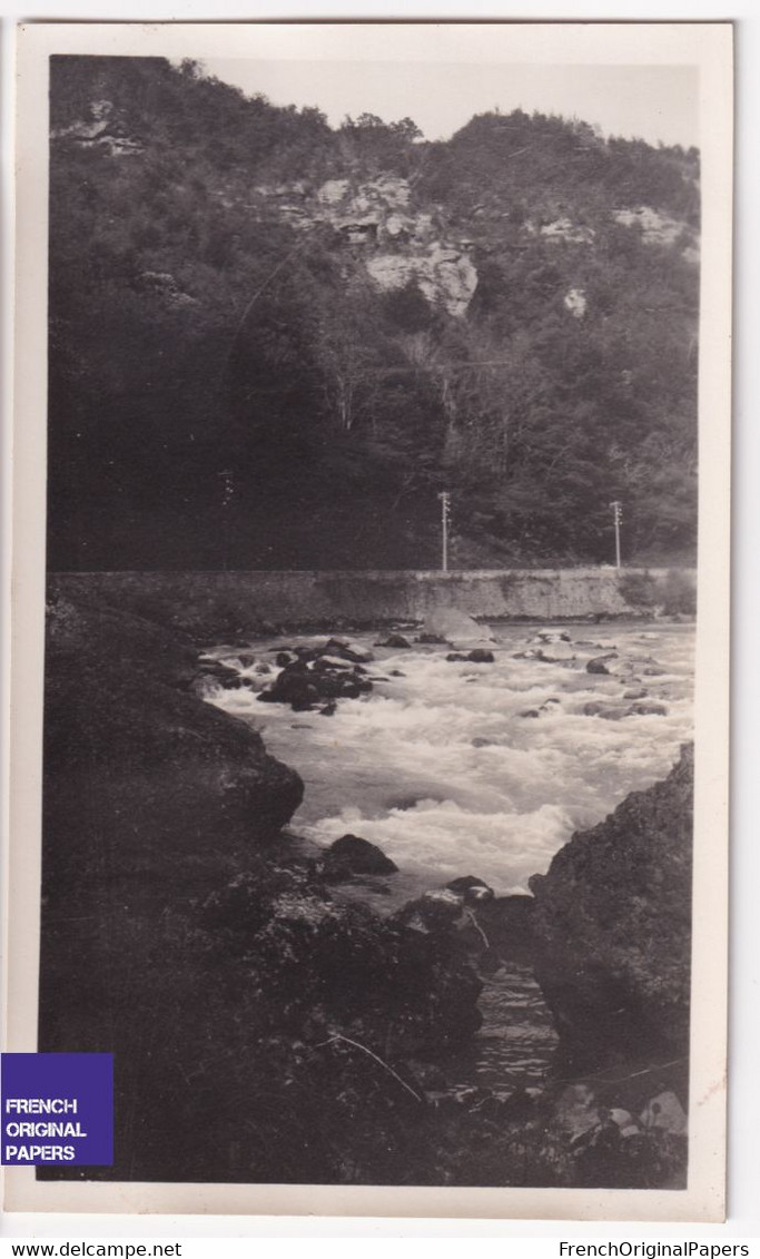 Vallée De La Dranse / Thonon Les Bains - Photo 1933 6,5x11cm Photographie Gorges Pont Du Diable Fontaine Couverte A80-48 - Lugares