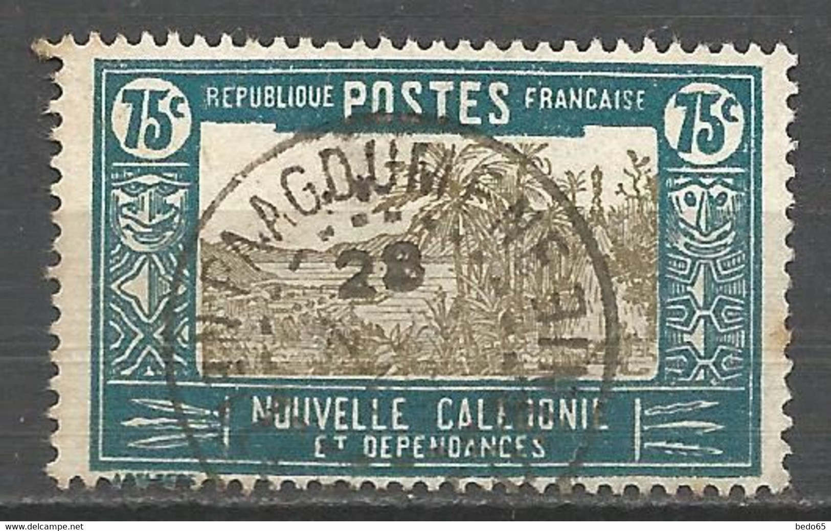 NOUVELLE CALEDONIE N° 152 CACHET PAAGOUMENE - Oblitérés