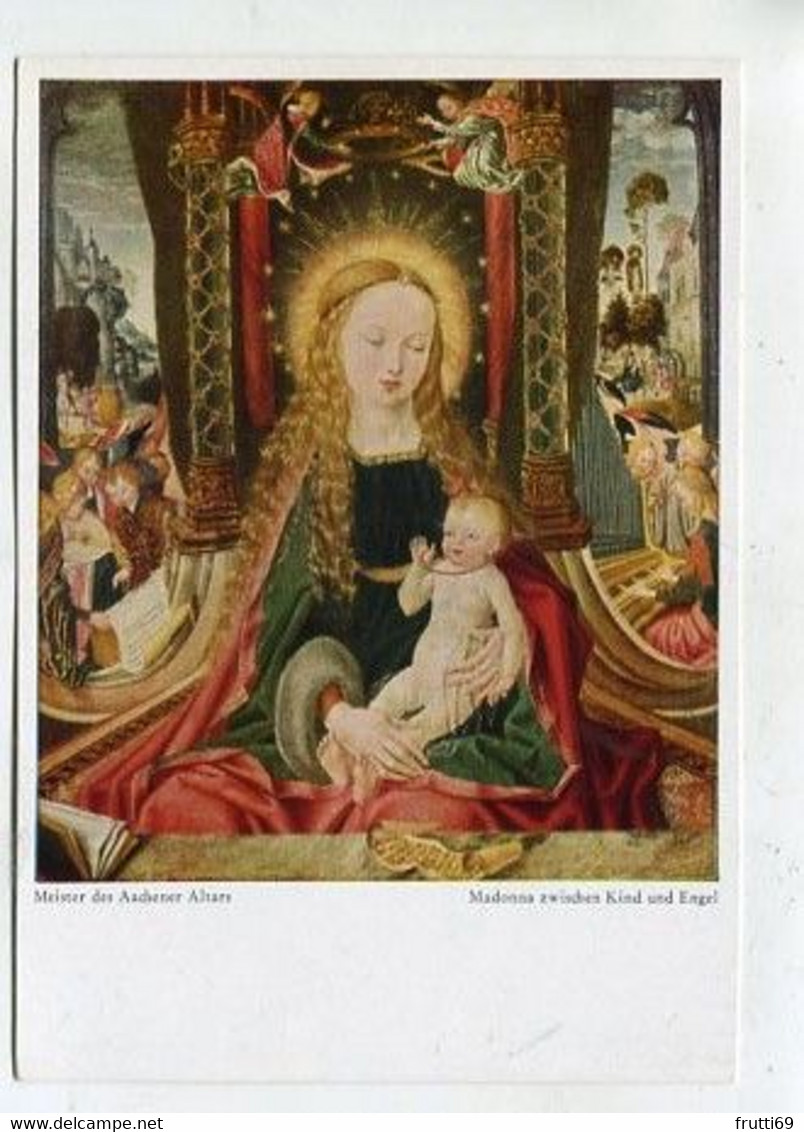 AK 075476 ART / PAINTING - Meister Des Aachener Altars - Madonna Zwischen Kind Und Engel - Paintings