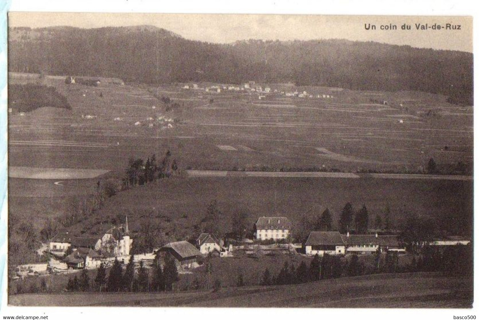 VAL De RUZ - Carte Sur Un Aspect Du BOURG - Val-de-Ruz