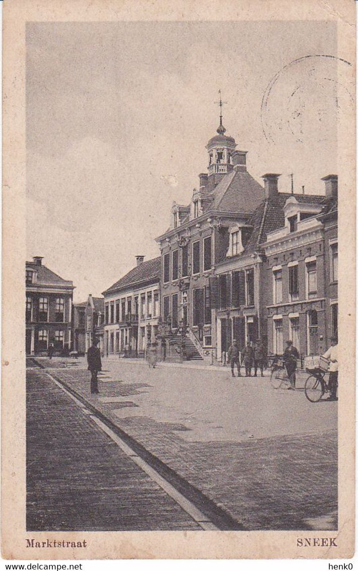 Sneek Marktstraat Stadhuis M3969 - Sneek