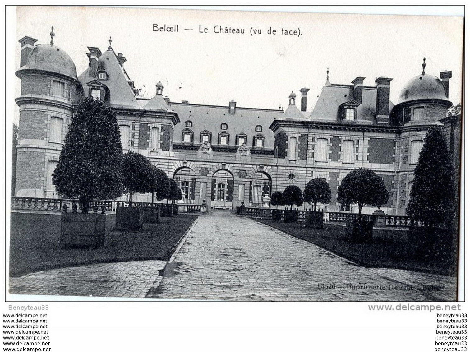 CPA (Réf.G917) BELOEIL (BELGIQUE)  - Le Château (vu De Face) - Beloeil