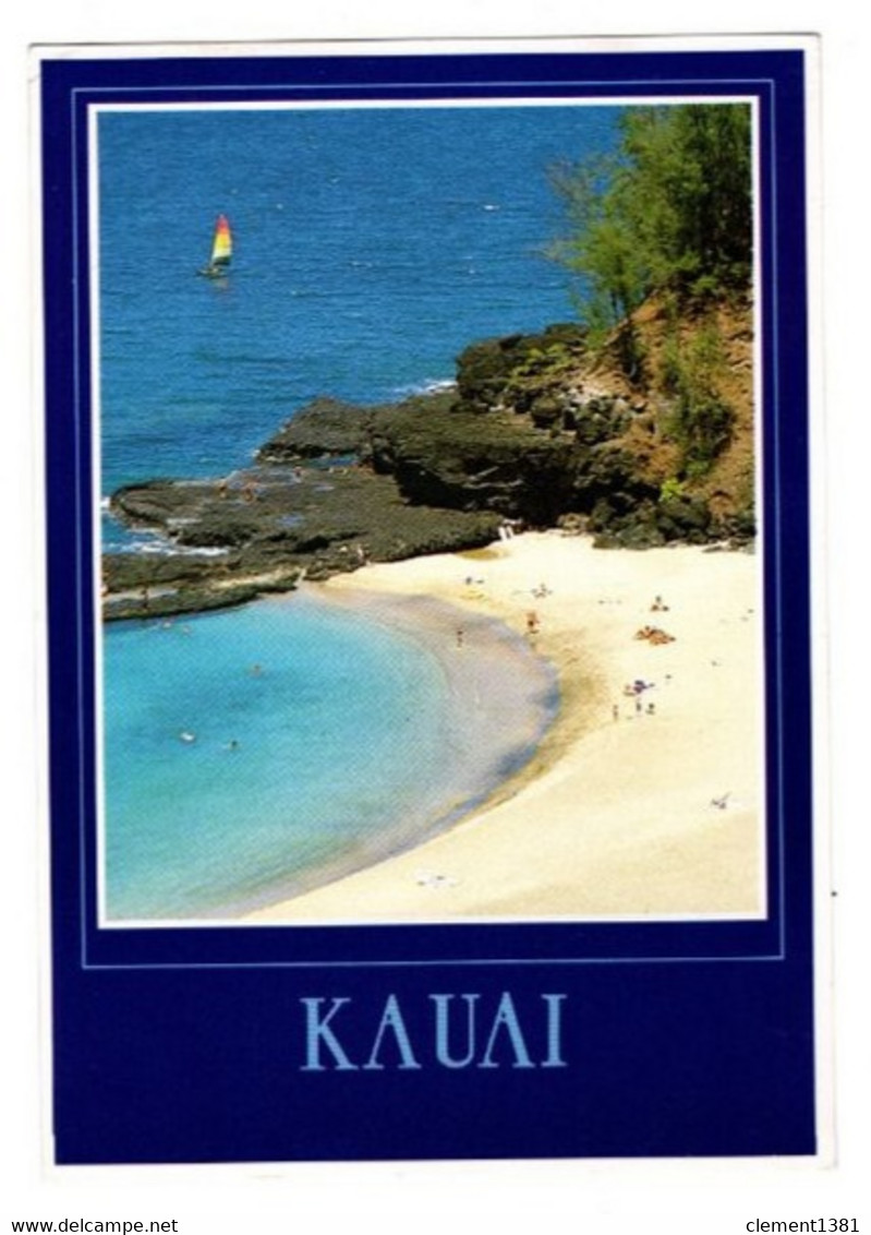 USA Etats Unis United States Kauai Lumahai Beach 1986 - Kauai