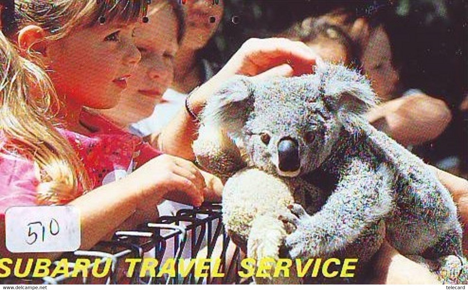 Telecarte Japon * KOALA * BEAR * Koalabär (510) * PHONECARD JAPAN ANIMAL * TIER TELEFONKARTE - Jungle