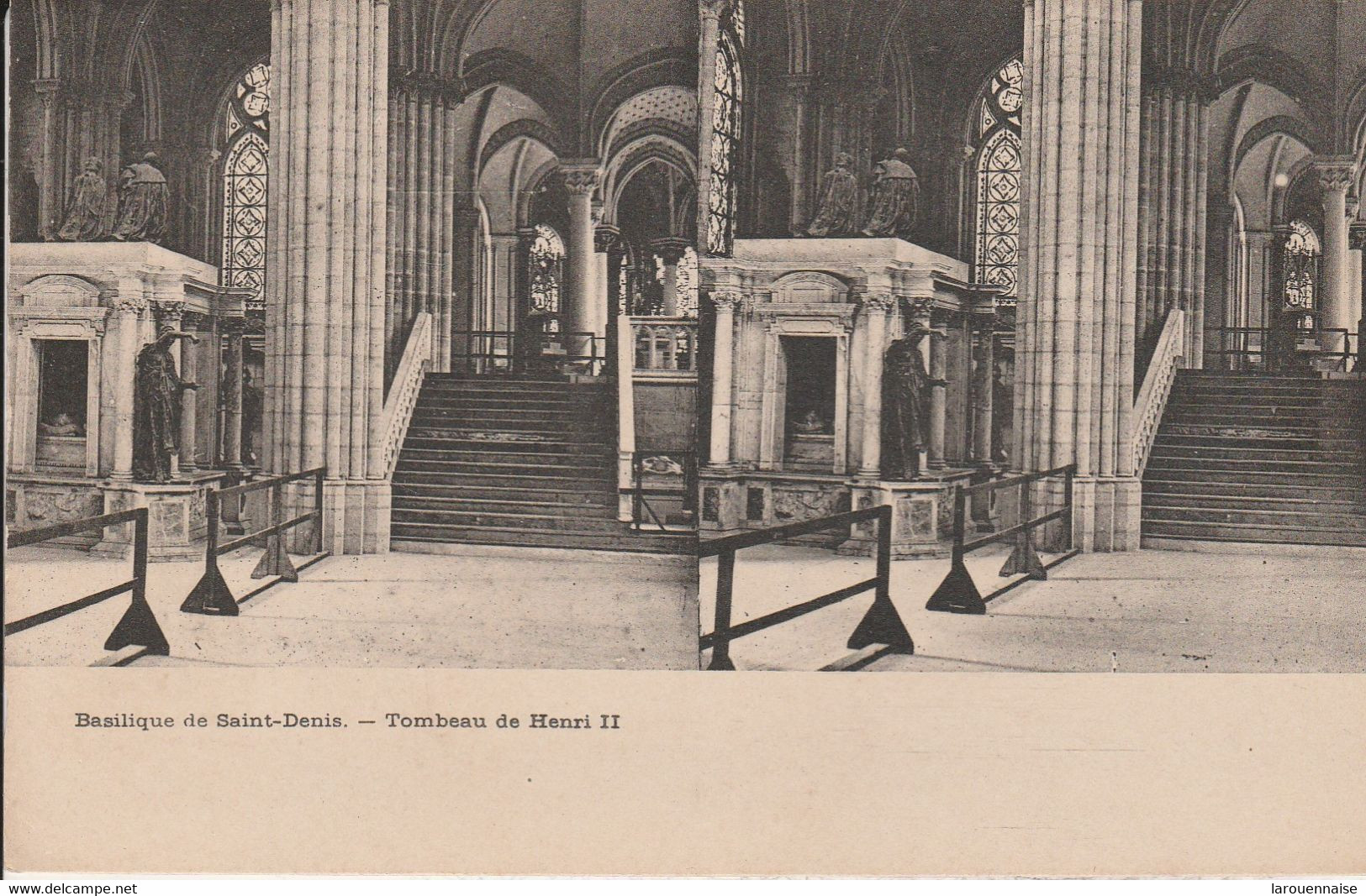 Vue Stéréoscopique - Basilique De Saint Denis - Tombeau De Henri II - Cartes Stéréoscopiques