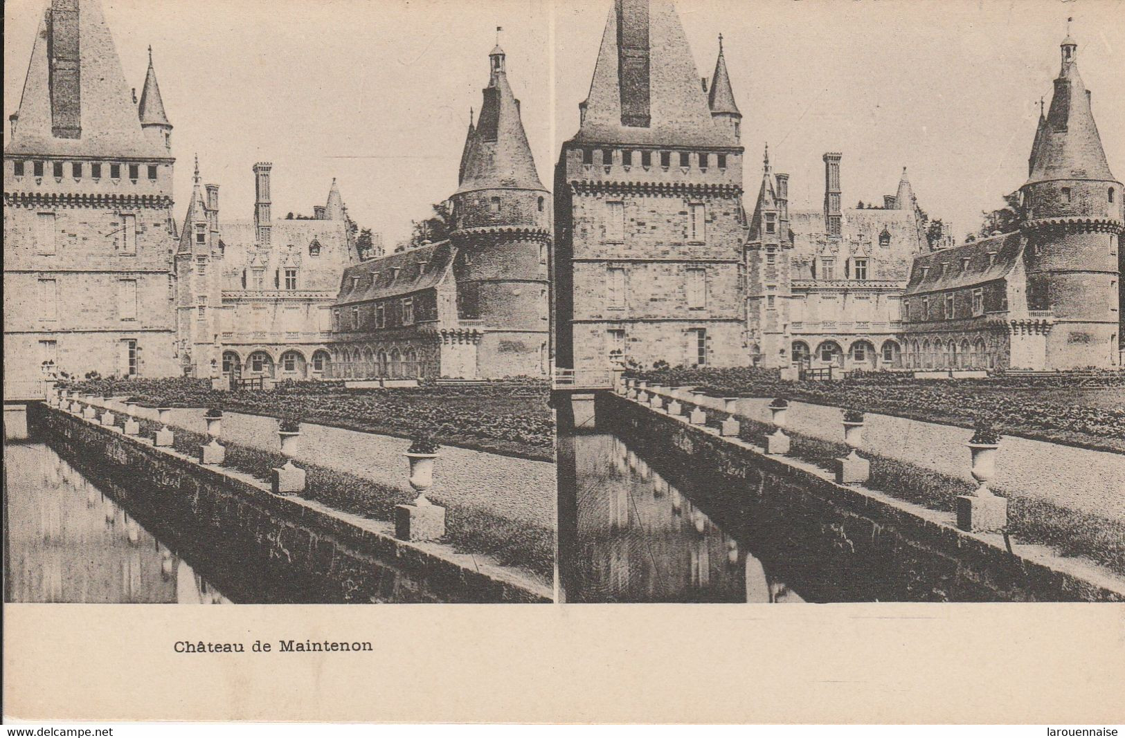 Vue Stéréoscopique - Château De Maintenon - Cartes Stéréoscopiques