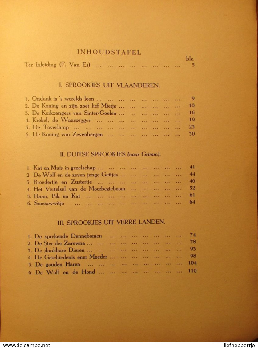 Uit De Wonderwereld - Sprookjes Voor Grote En Kleine Kinderen - Door Alfons De Cock - 1950 - Oud