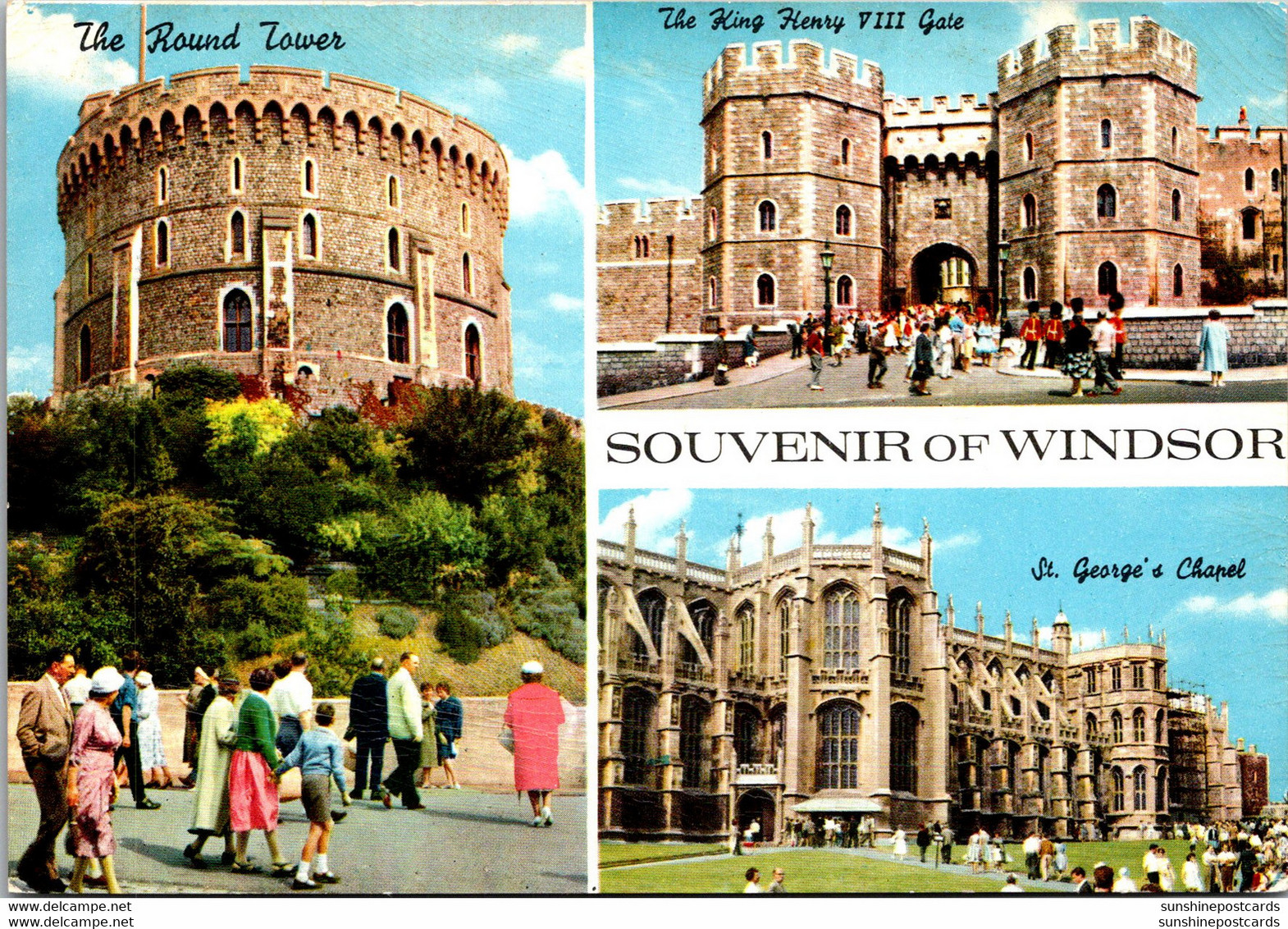 England Windsor Round Tower King Henry VIII Gate & St George's Chapel - Windsor