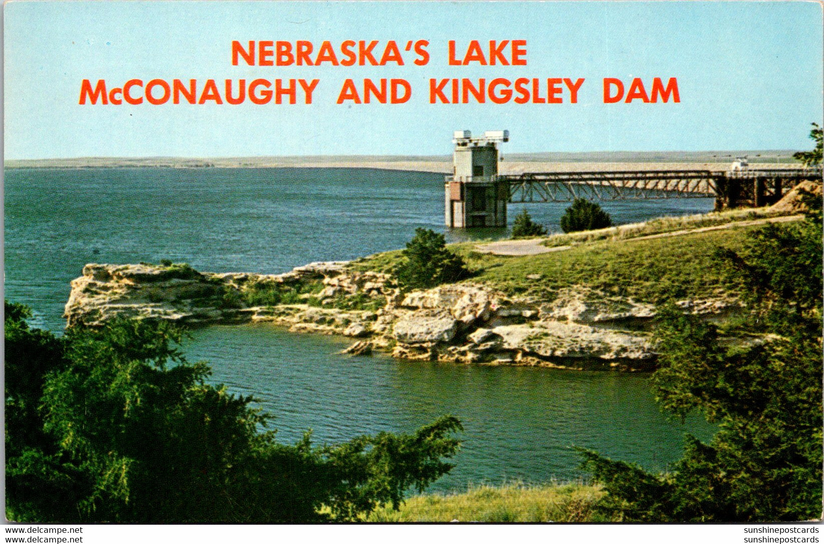 Nebraska Lake McConaughy On North Platte River And Kingssley Dam 1965 - North Platte