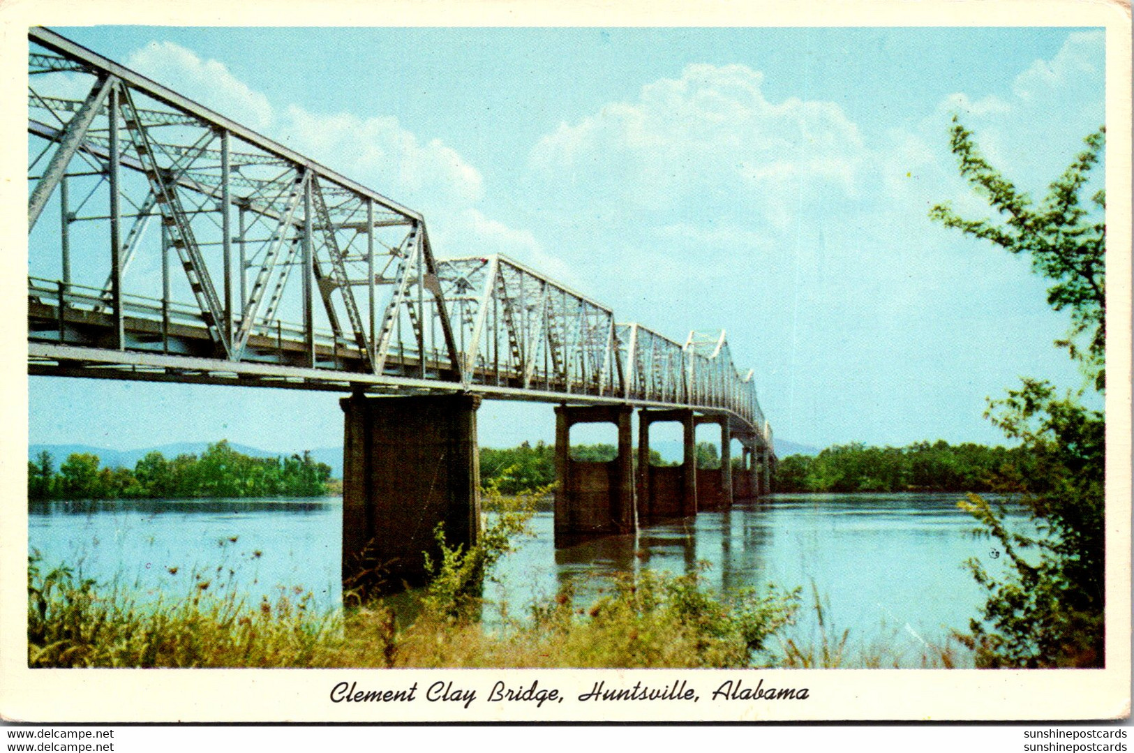 Alabama Huntsville Clement Clay Bridge Across The Tennessee River - Huntsville