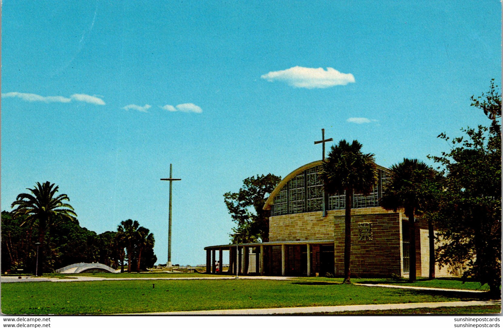 Florida St Augustine Prince Of Peace Church And "Great Cross" - St Augustine