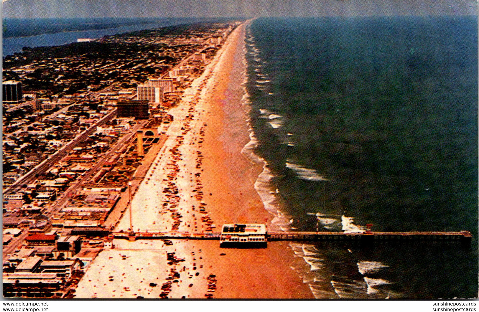 Florida Daytona Beach Aerial View Showing Broad Drive 1979 - Daytona