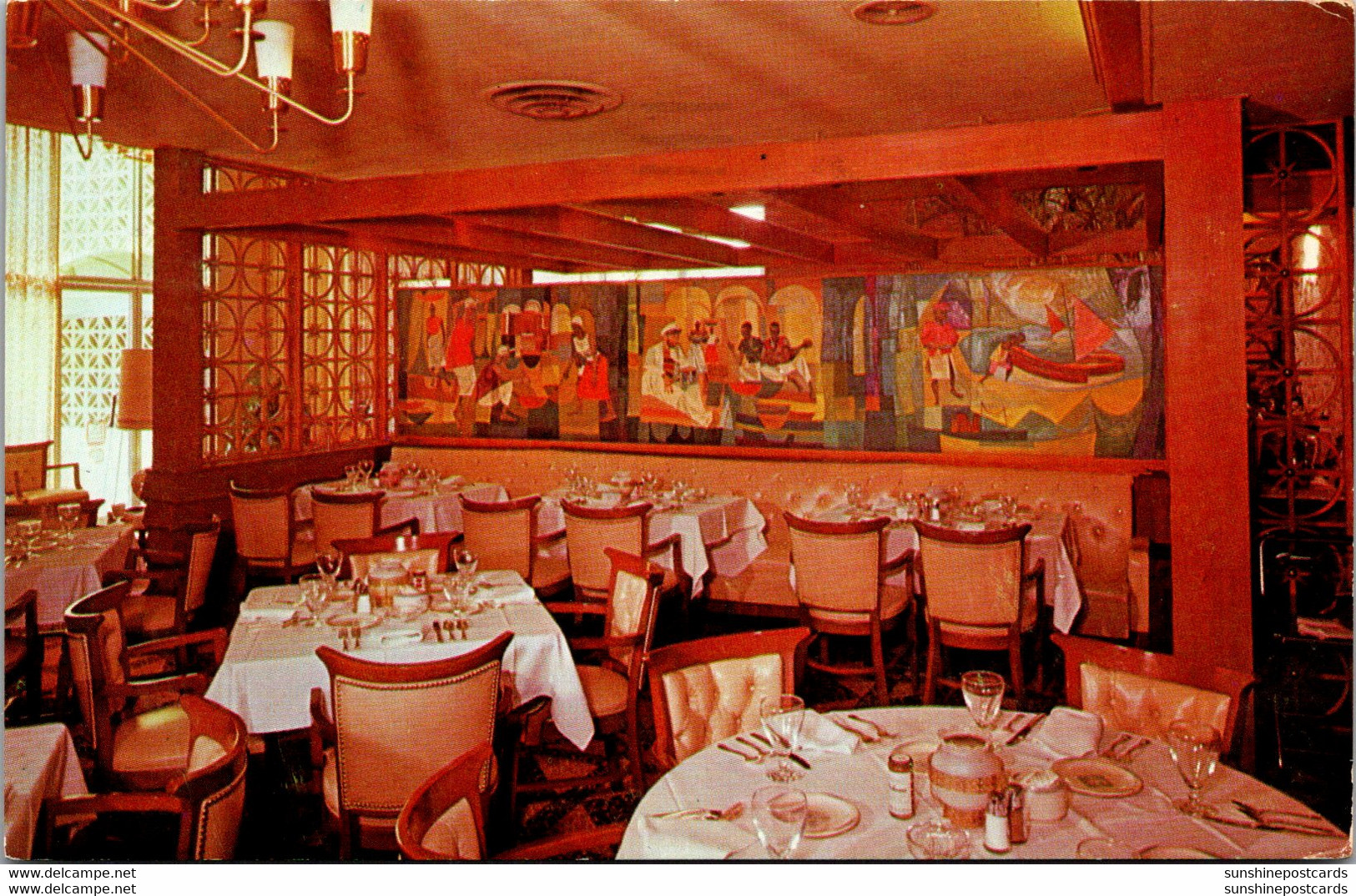 Florida Clearwater Heilman's Beachcomber Restaurant 1961 - Clearwater