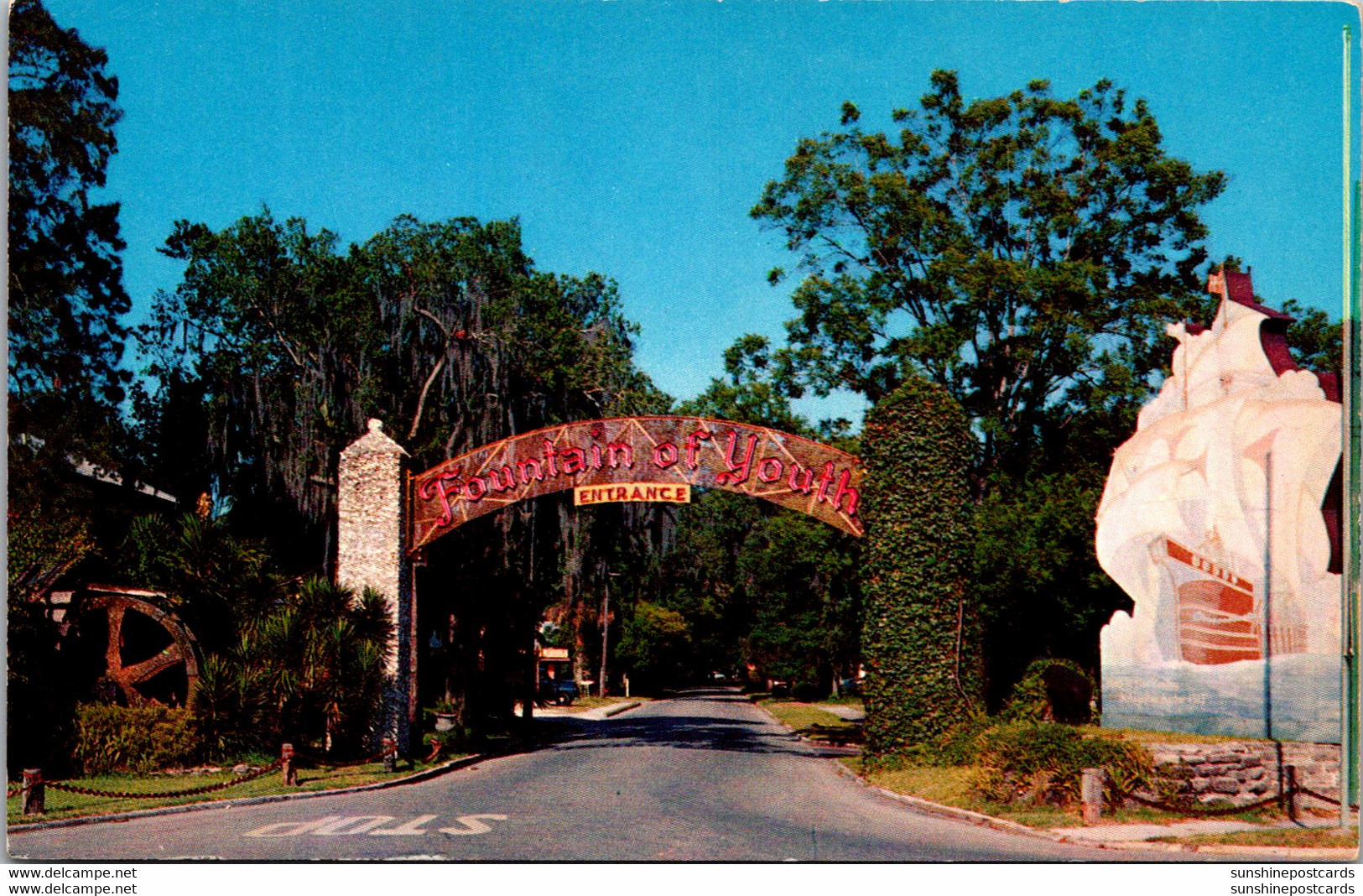 Florida St Augustine Fountain Of Youth San Marco Avenue Entrance - St Augustine