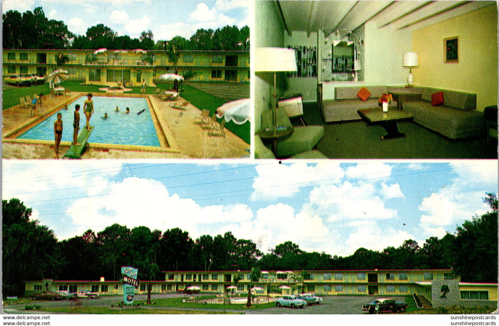 Florida Silver Springs The Silver Park Motel 1959 - Silver Springs